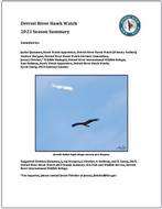 Image of 2023 Detroit River Hawk Watch annual report cover